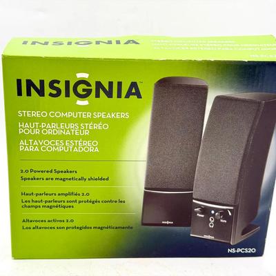 NIB Insignia Stereo Computer Speakers 