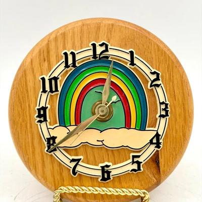 Vintage Rainbow Clock