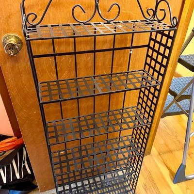Ornate Metal Shelf 
