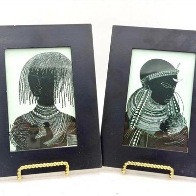 (2) Beautiful Black & White Prints