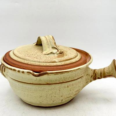 Signed Ceramic Soup Tureen 