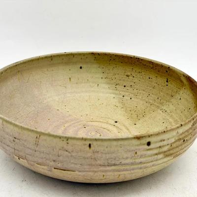 Large Signed Ceramic Bowl 