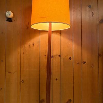 MCM Wooden Floor Lamp