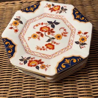(5) Mikasa Fine China Pieces: Far East Dessert plates