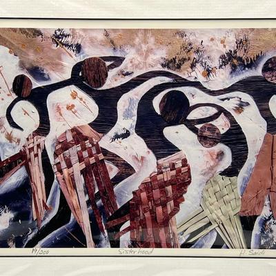 “Sisterhood” 2005 Print Numbered #19/200 — Signed “H. Saidi”