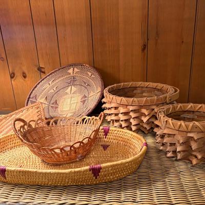 (6) pc wicker lot