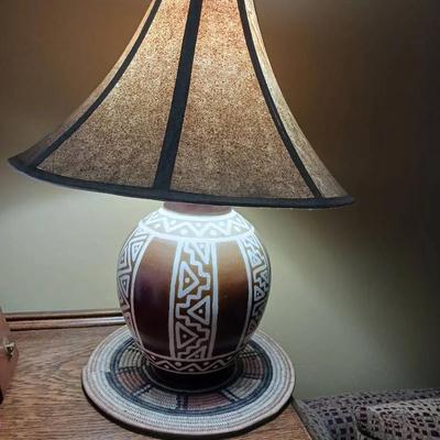 Geometric Patterned Lamp