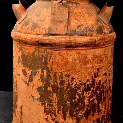 Vintage Metal Milk Can