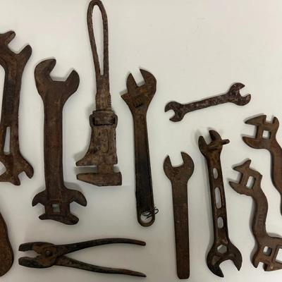 Antique Open-End Adjustable Wrench Collection
