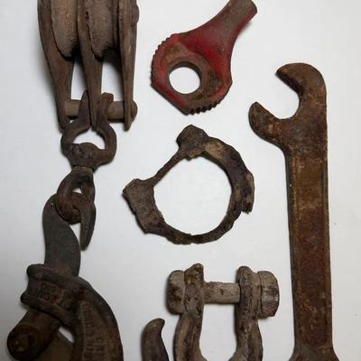 The Double Pulley, Wrench, Iron Clevis and More