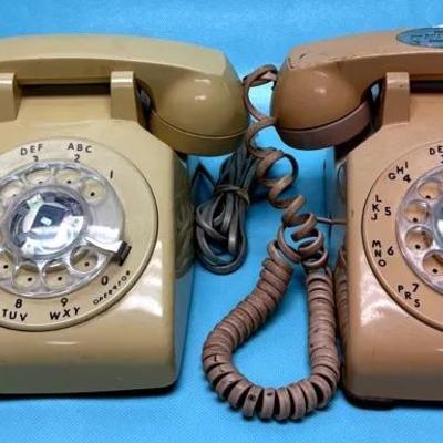 Vintage ITT and "Bell System" Rotary Dial Telephones 