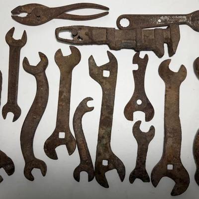 Vintage Wrenches of Various Styles 
