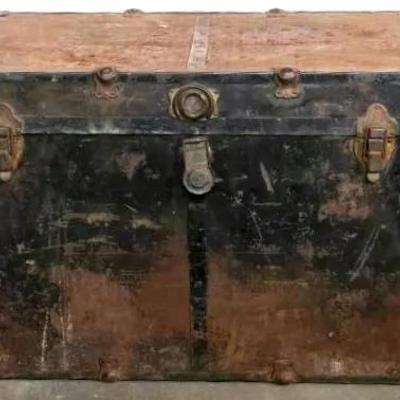 Large Metal Trunk 