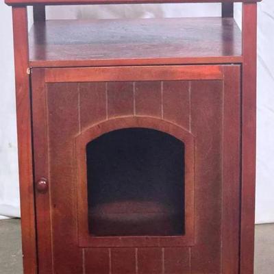 Cat Litter Box Nightstand 
