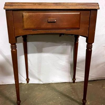 Vintage Square Sewing Table