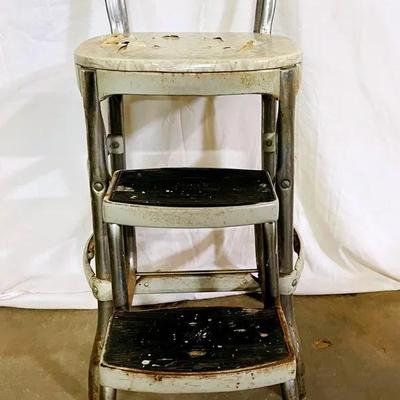 Vintage Cosco Step Stool Chair