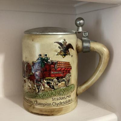 Sale Photo Thumbnail #164: 1980 budweiser holiday stein