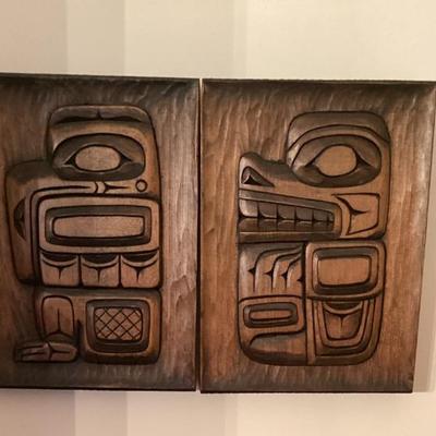 Sale Photo Thumbnail #72: Native american art plaques