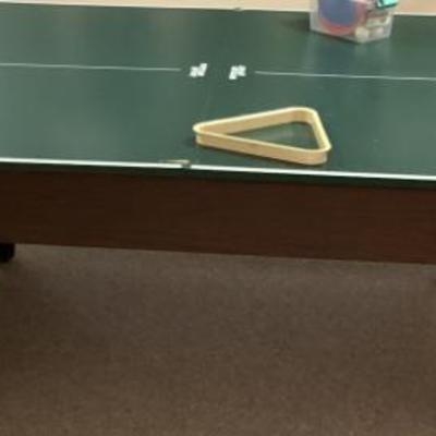Sale Photo Thumbnail #24: Pool Table and Table Tennis Conversion Table
