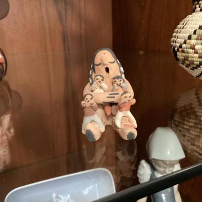 Sale Photo Thumbnail #79: Native american storyteller doll