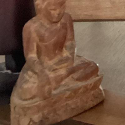 Sale Photo Thumbnail #96: Burmese monk statue