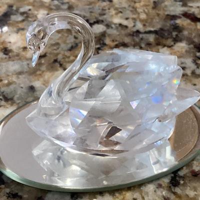 Sale Photo Thumbnail #145: Swarovski crystal swan