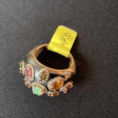 Sale Photo Thumbnail #42: Sterling silver real diamonds size