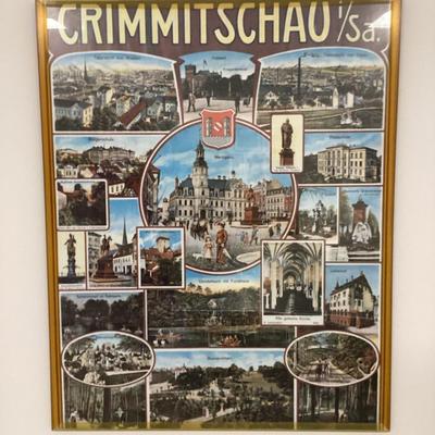 Sale Photo Thumbnail #117: Collage of landmarks in crimmitschau germany