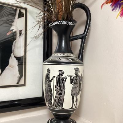 Sale Photo Thumbnail #61: Greek ceramic ewer pitcher