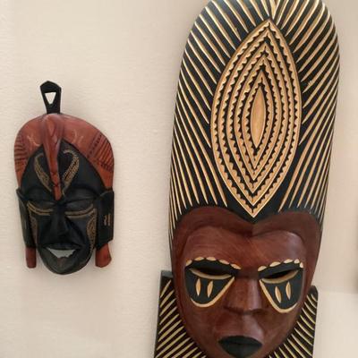 Sale Photo Thumbnail #89: African tribal masks