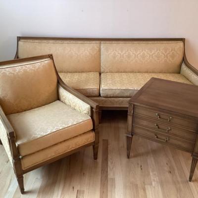 Sale Photo Thumbnail #157: Mcm sofa accent chair and end table