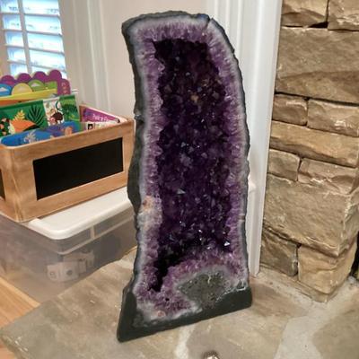 Sale Photo Thumbnail #46: Amethyst Geode Cluster front