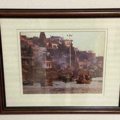 Sale Photo Thumbnail #131: Reproduction of muttra india cityscape by edwin weeks