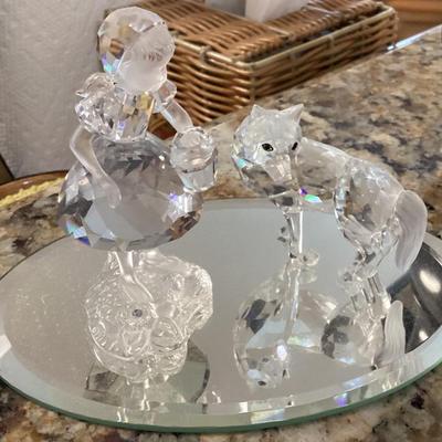 Sale Photo Thumbnail #147: Swarovski little red riding hood and wolf set