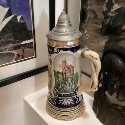 Sale Photo Thumbnail #120: Vintage german beer stein
