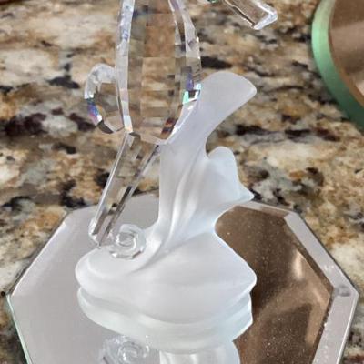 Sale Photo Thumbnail #144: Swarovski crystal seahorse figurine