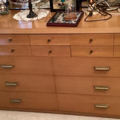 Sale Photo Thumbnail #154: Mcm birds eye maple dresser