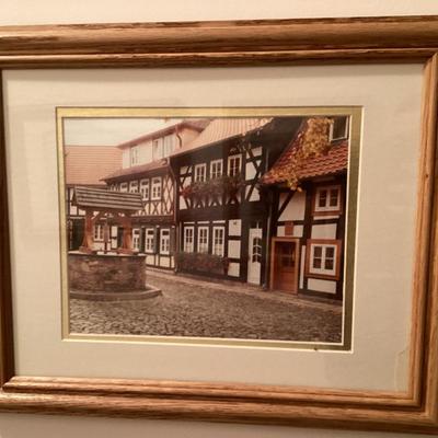 Sale Photo Thumbnail #118: Framed picture of german town of wernigerode