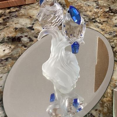 Sale Photo Thumbnail #146: Swarovski king fishers birds