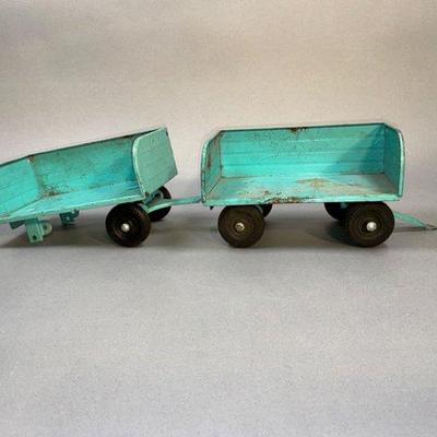 1960s Tonka Airlines Luggage Cart Trailer