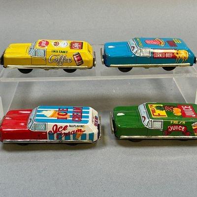 Tin Lithograph Friction Cars