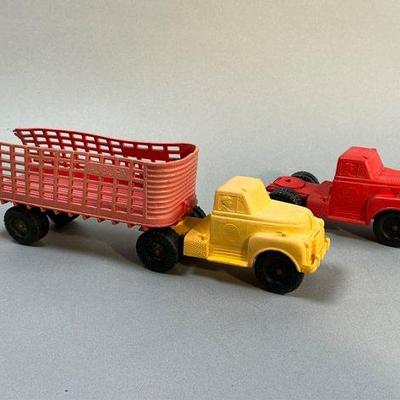 Auburn Rubber Farm Semi and Livestock Trailer