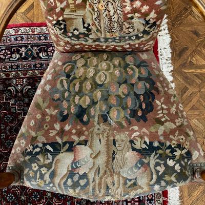 Louis Philippe needlepoint chairs