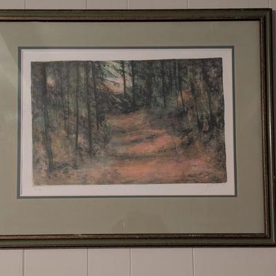 Bertrand Gantner lithograph signed