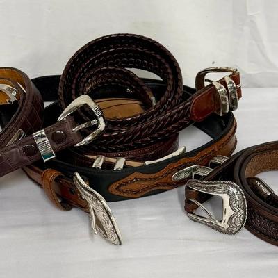 (5) Leather Belts