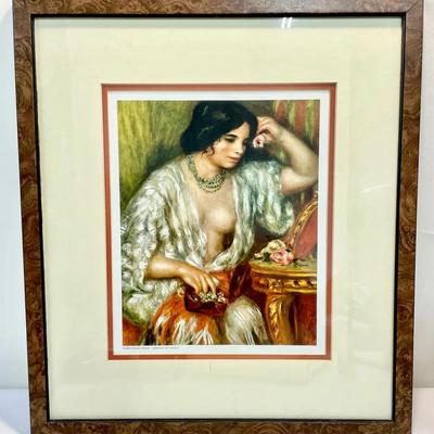 Collector’s Print “Gabriella Coi Gioielli” By Pierre Auguste Renoir 