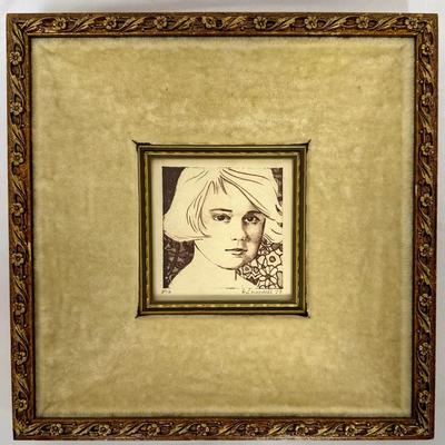 1973 Limited Edition Block Print by F L Woodall 1 / 12