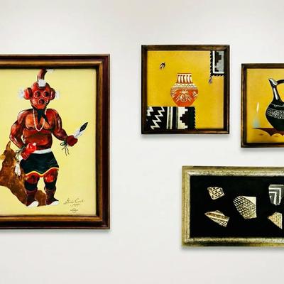 Gerald Crook Kachina Painting & Sand Paintings By Reeves + More! 