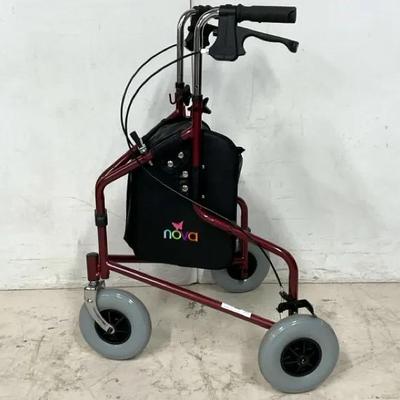 Nova 3-Wheel Rollator Walker