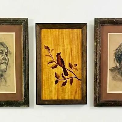 Phyllis Young Drawings & Konrad Susner Marquetry! 